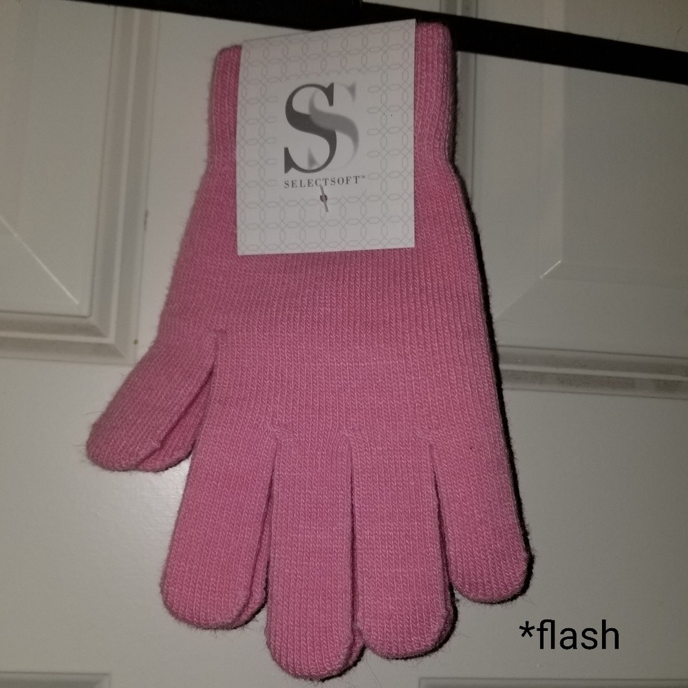 Pink gloves